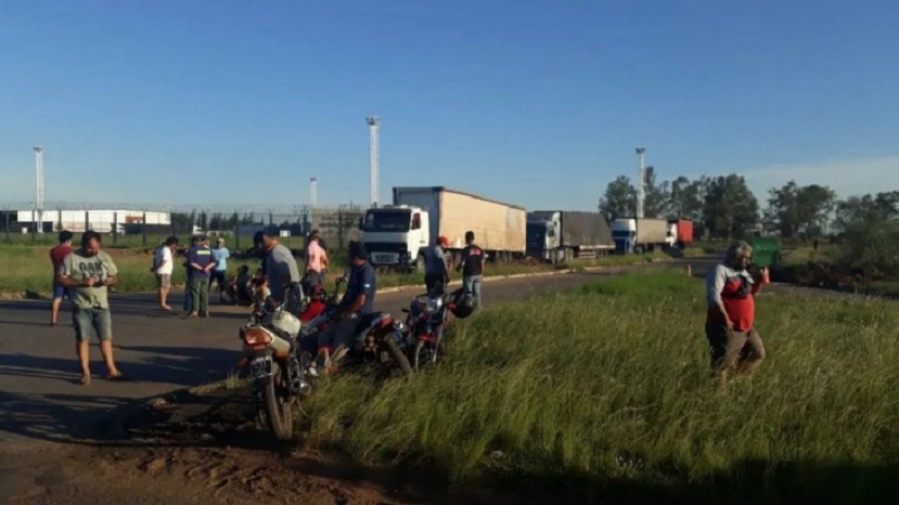 camioneros bloqueo frontera brasil