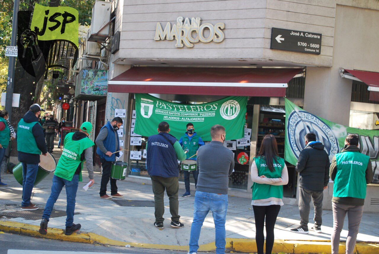 Pasteleros exige a una importante confitería de Palermo que cumpla en convenio colectivo