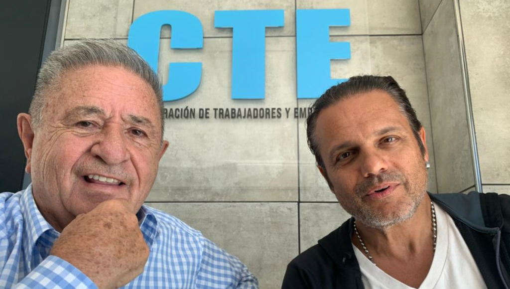 Marcelo Peretta recibió a Eduardo Duhalde: “Compartimos la necesidad de volver a producir”