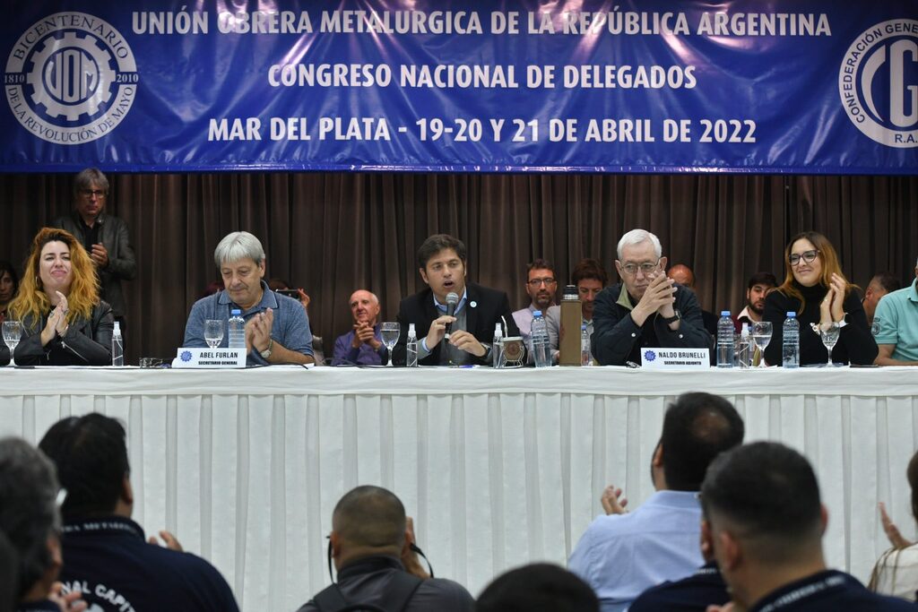Del Congreso participó el ex secretario general, Antonio Caló, y la seccional Capital en pleno, en una muestra de unidad.