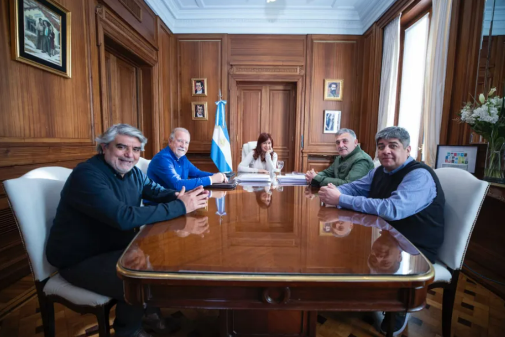 Hace unos días, y junto a otros dirigentes de la CGT, Correa se reunió con Cristina Kirchner en su despacho.