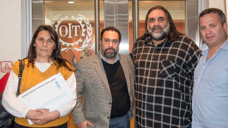 Baradel se metió en el conflicto docente de Mendoza: fue con SUTE a la OIT para denunciar a la provincia