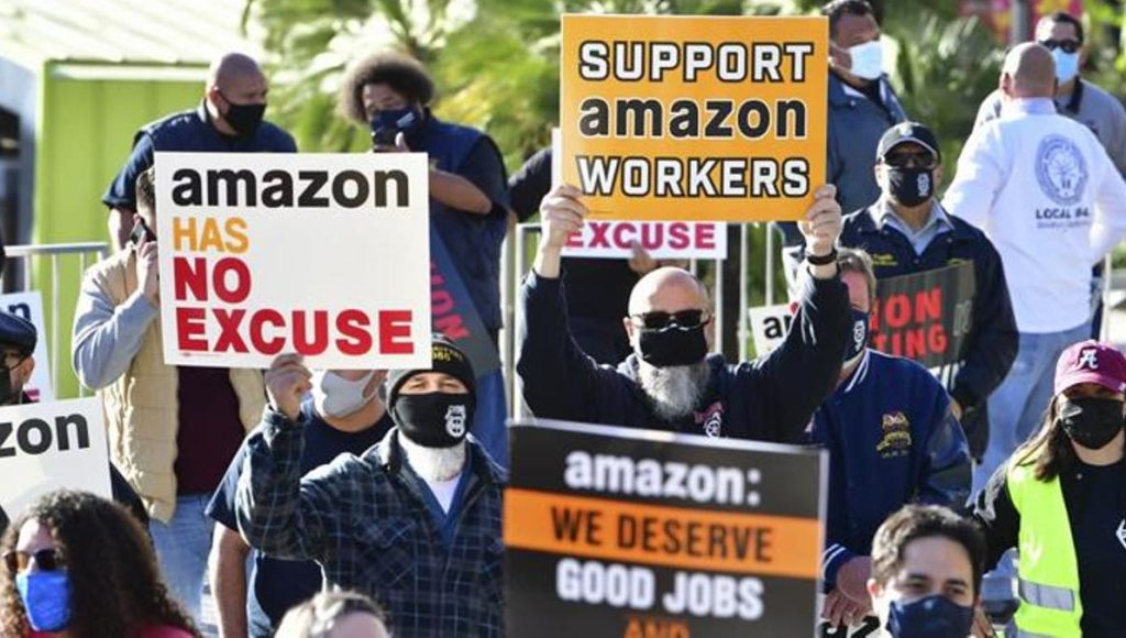 EE.UU.: aunque Amazon y Starbucks se oponen, Biden está “alentando” a los sindicatos