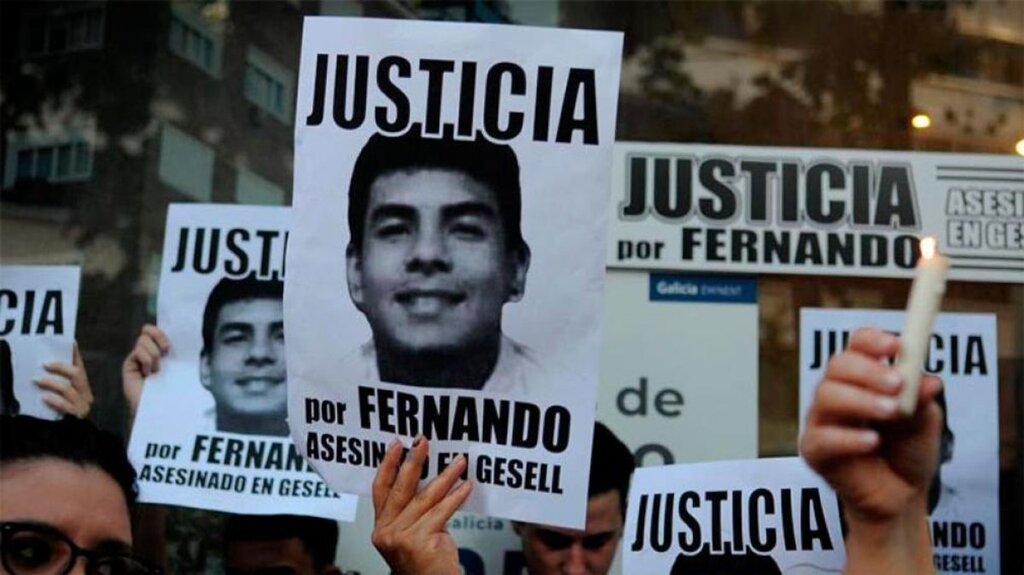 Actualmente se está desarrollando el juicio por el crimen de Fernando Báez Sosa, ocurrido hace tres años en Villa Gesell.