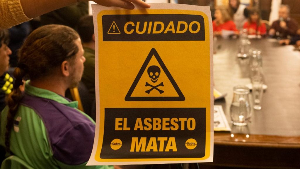 Metrodelegados denunciaron al Gobierno porteño en la OIT por el asbesto en los subtes