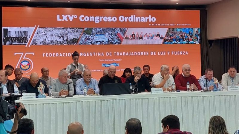 Más apoyo sindical para Sergio Massa: ahora Luz y Fuerza respaldó su candidatura