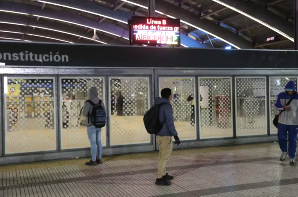 Este jueves los metrodelegados pararon durante tres horas las seis líneas del subte y el Premetro.