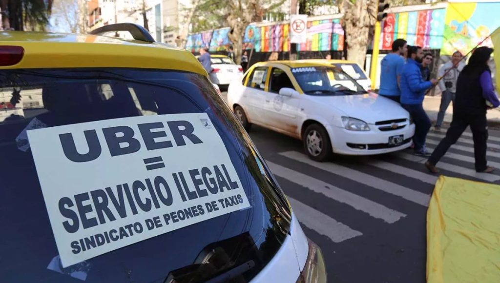 Uber, taxistas