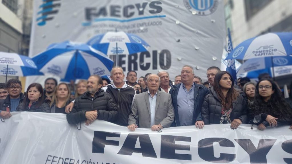 empleados de comercio, Faecys, Armando Cavalieri