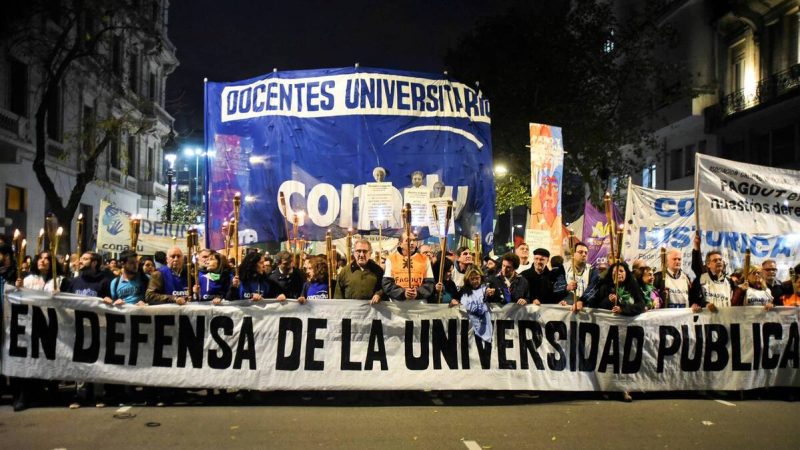 CONADU advierte sobre la reforma educativa de Milei: “Una amenaza para la universidad pública”