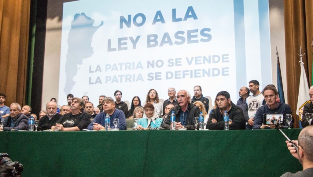 Ley Bases, CGT, Pablo Moyano