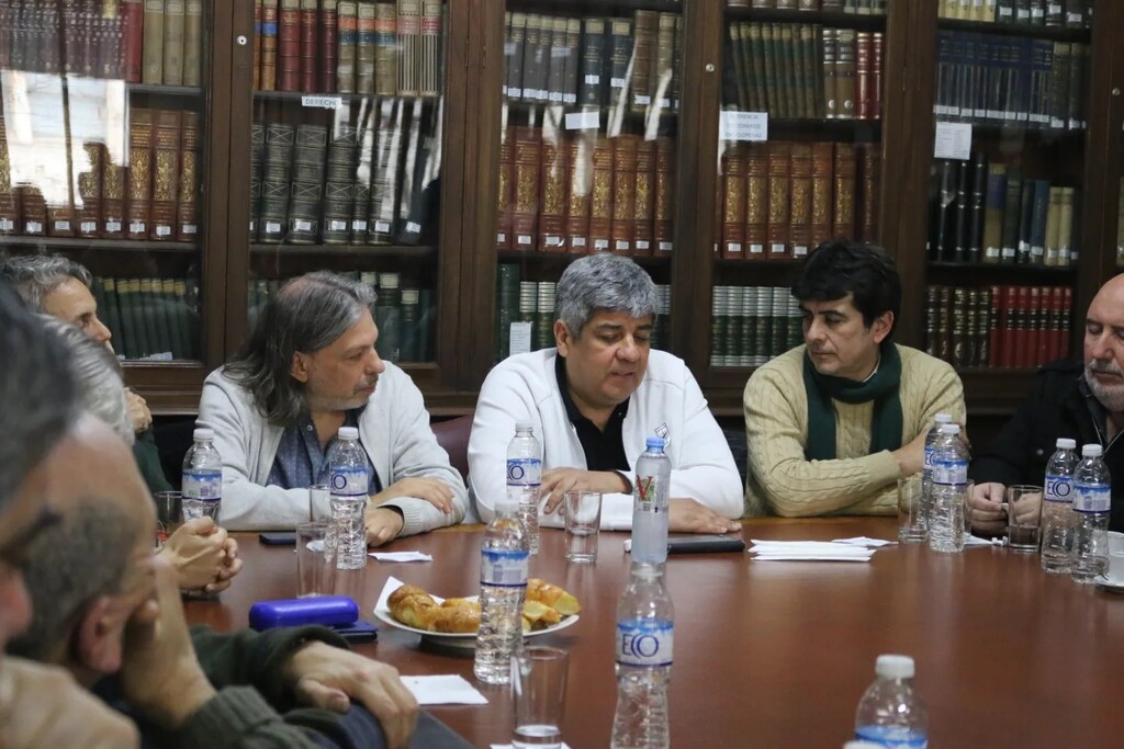 El encuentro se realizó en la CGT y Pablo Moyano estuvo presente, sumando su respaldo.