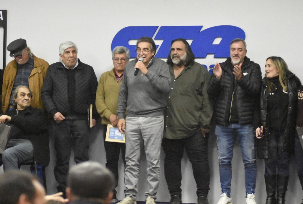 Hugo Moyano, Hugo Godoy, Roberto Baradel, Rodolfo Aguiar, Víctor De Gennaro