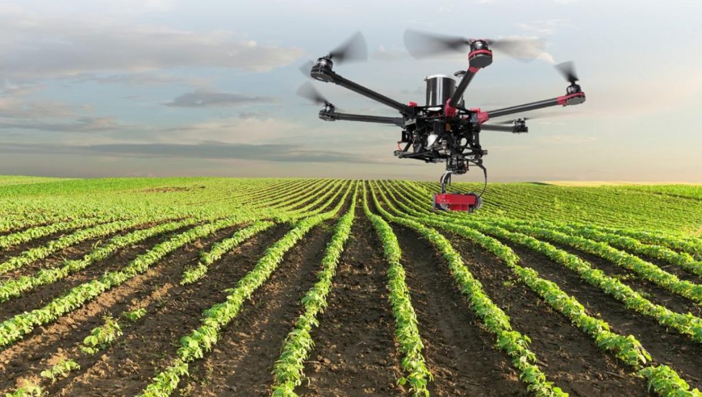 trabajo rural, tecnología, uso de drones en el campo