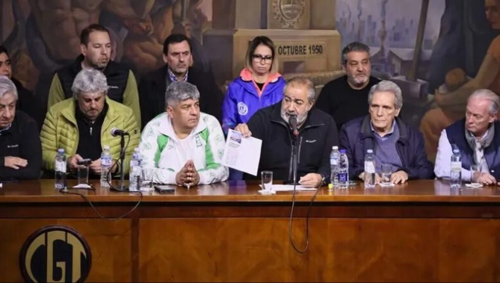 CGT, Pablo Moyano, Héctor Daer, Carlos Acuña