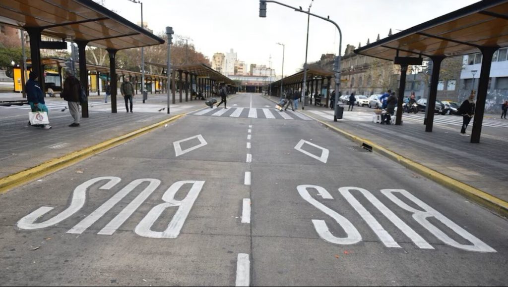 paro de transporte, paro de colectivos