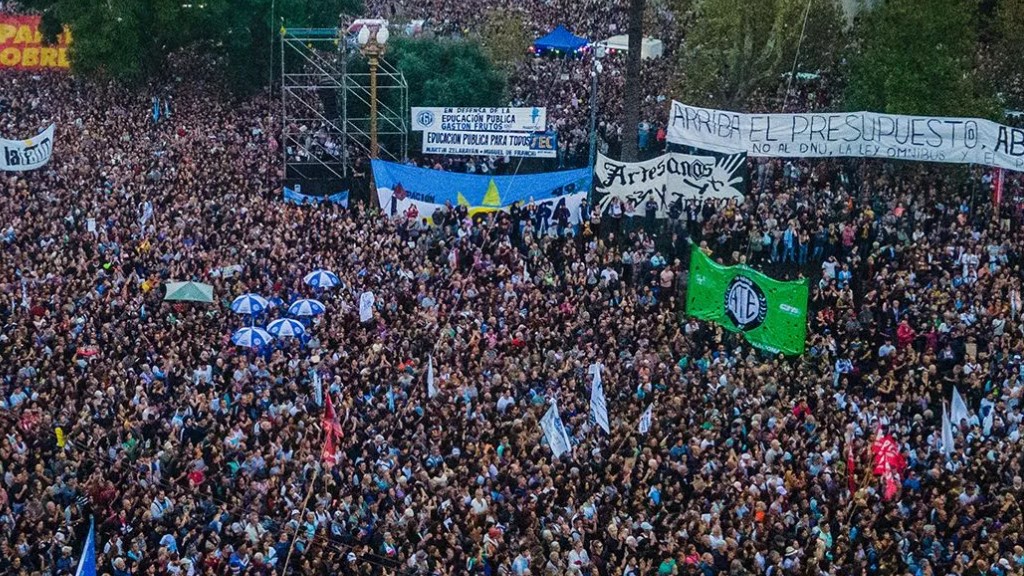 ATE, Marcha universitaria