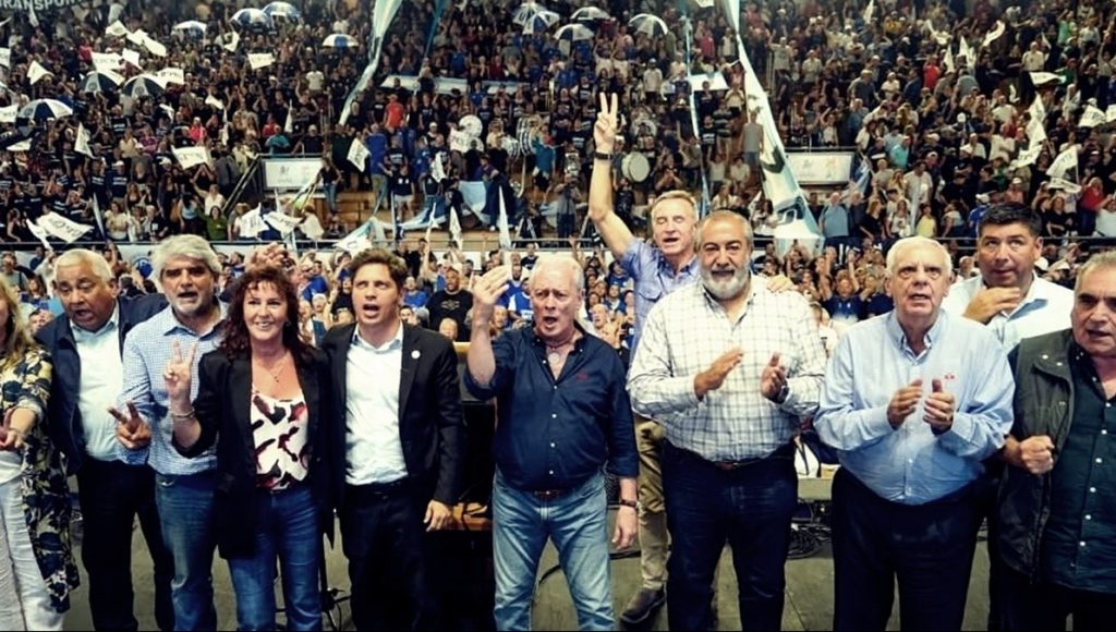 CGT, Axel Kicillof, Andrés Rodríguez, Héctor Daer