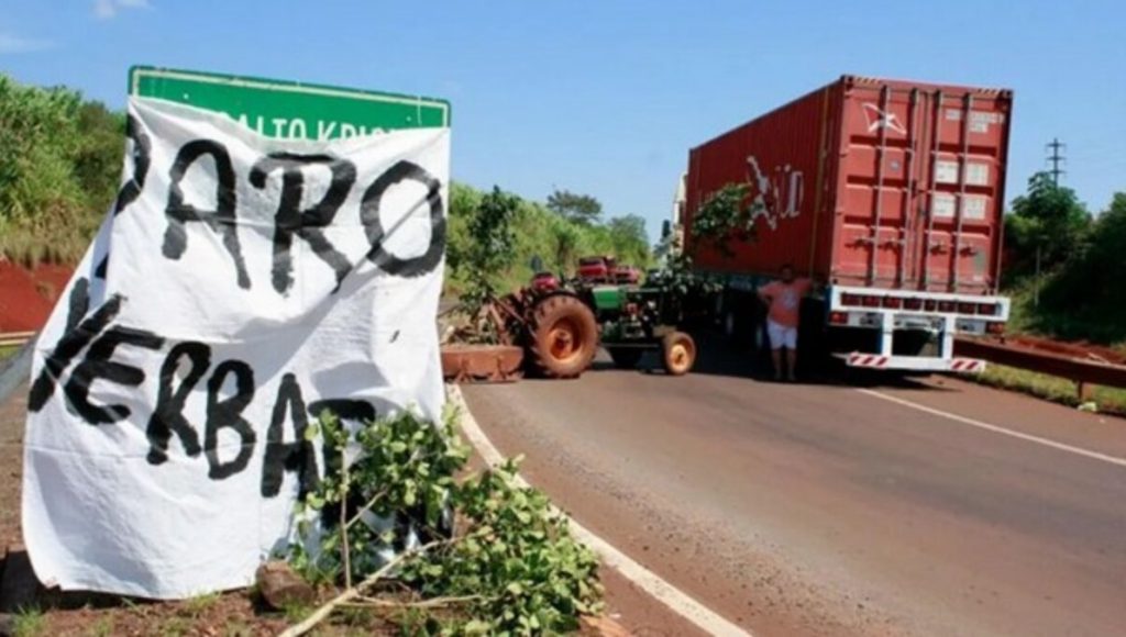 Misiones, paro yerbatero, yerba mate