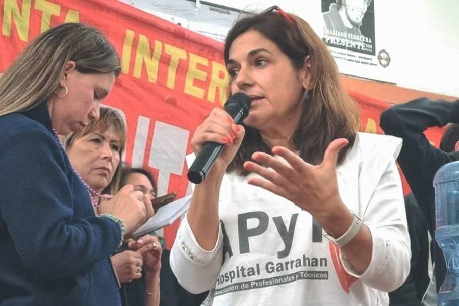 Norma Lezana, secretaria general de la Asociación de Profesionales y Técnicos del Hospital Garrahan.