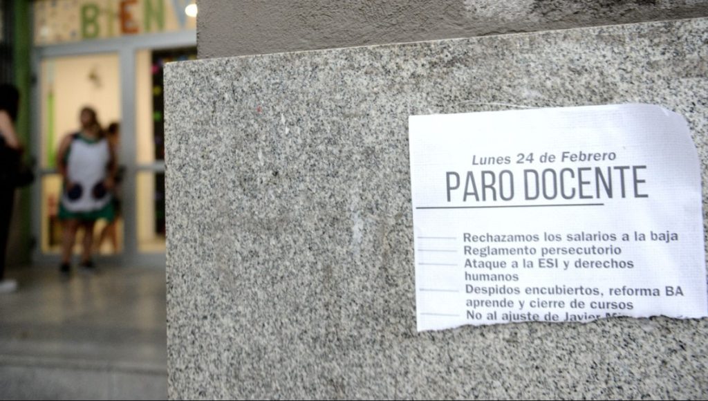 paro docente