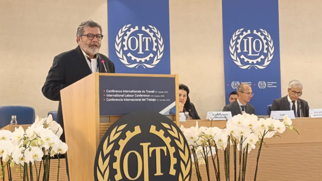 Gerardo Martínez en la OIT