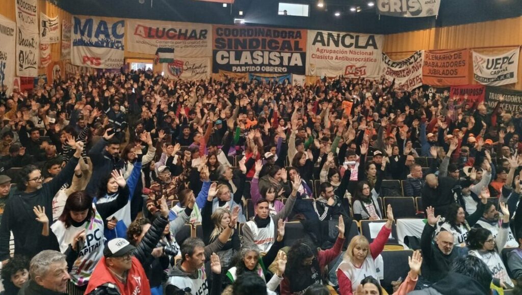 piqueteros, plenario sindicalismo de izquierda