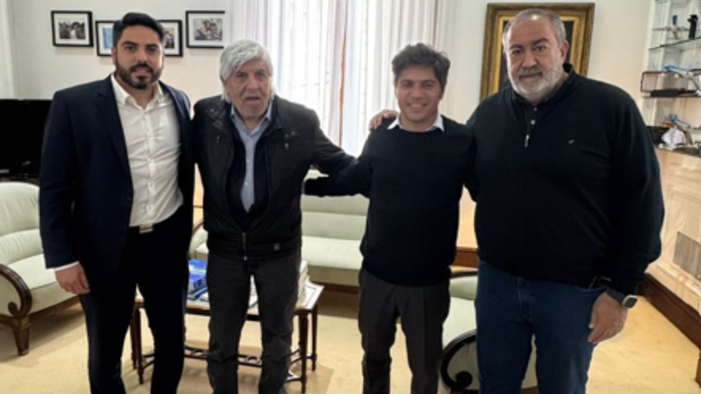 CGT, Huguito Moyano, Hugo Moyano, Axel Kicillof, Héctor Daer