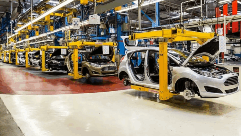 automóviles, fábrica, industria automotriz