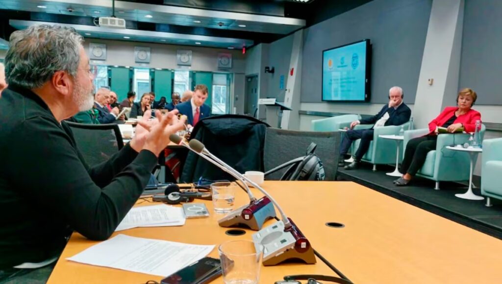 CGT, Gerardo Martínez, Kristalina Georgieva, FMI