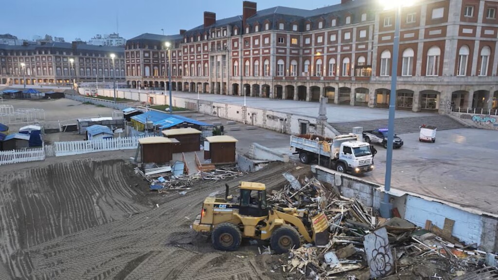 Mar del Plata, desalojo de La Saladita de la Bristol