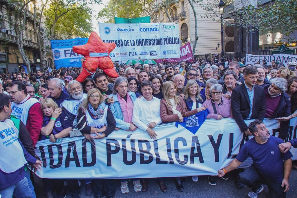 Marcha Federal Universitaria, Axel Kicillof
