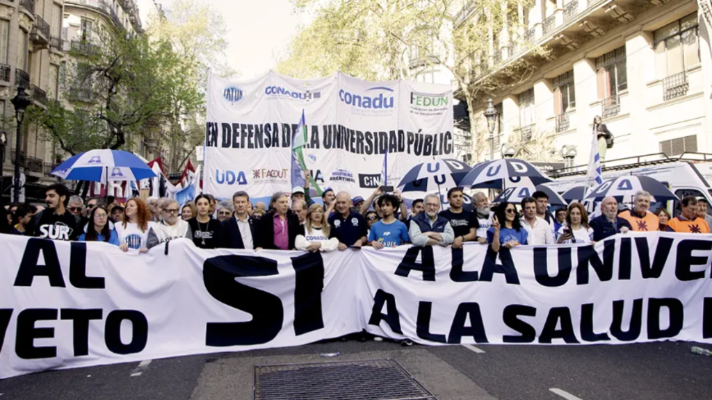 Ley de Financiamiento Universitario, marcha universitaria