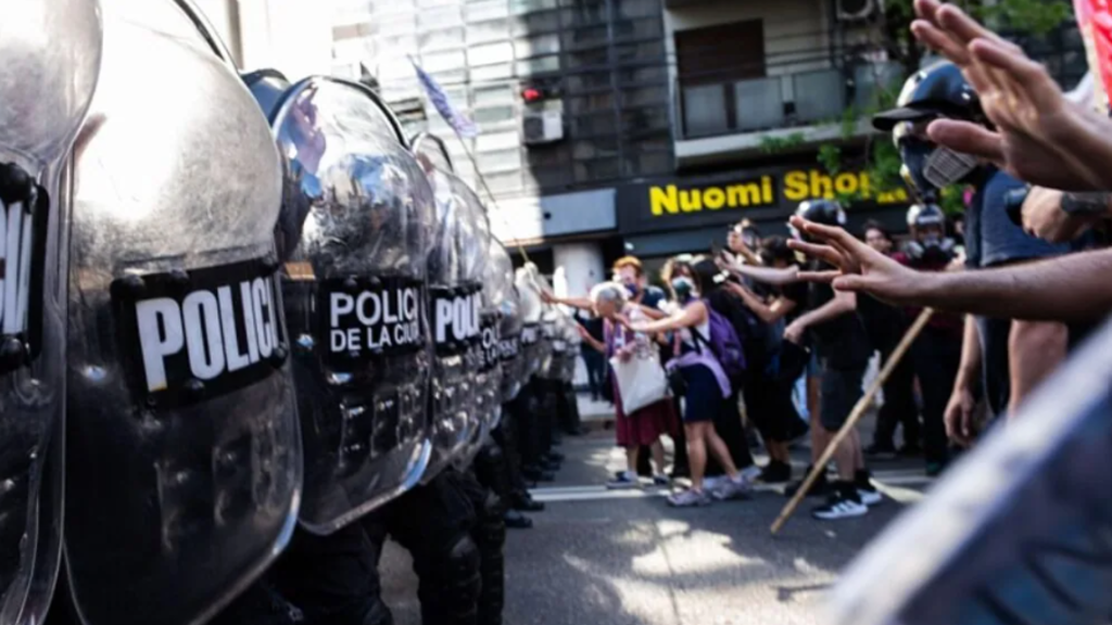 piquetes, represión, policía