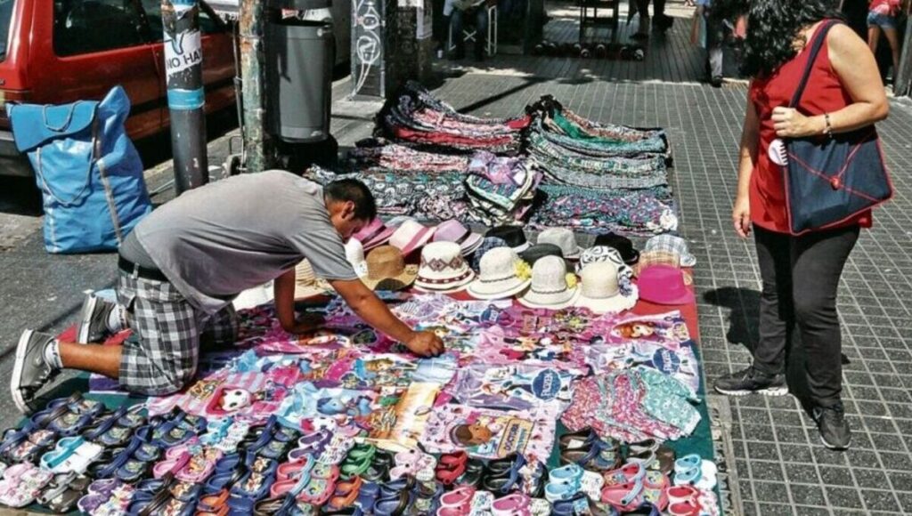 indec, changas, venta ambulante, mantero
