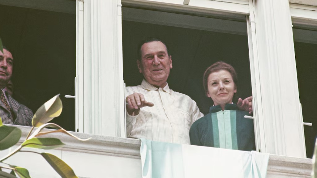 Perón e Isabel en Gaspar Campos